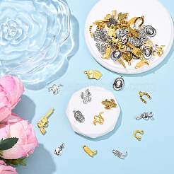 35Pcs 7 Styles Alloy Pendants&nbsp;FIND-YW0009-51