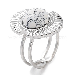 Ion Plating(IP) 304 Stainless Steel Ring&nbsp;RJEW-B059-07P