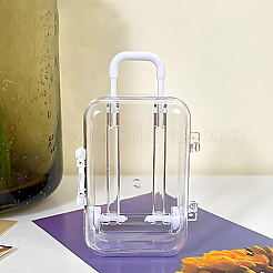 12Pcs Luggage Cases Transparent Plastic Candy Gift Storage Boxes&nbsp;CON-CN0001-08