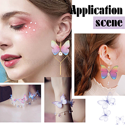 160Pcs 16 Style Polyester Fabric Wings Crafts Decoration&nbsp;DIY-SC0019-39