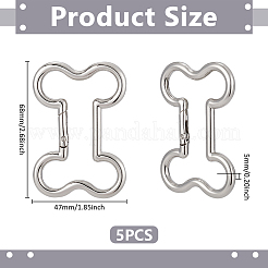 5Pcs Alloy Rock Climbing Carabiners&nbsp;FIND-UN0010-09