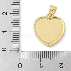 Brass Micro Pave Cubic Zirconia Pendants&nbsp;KK-K298-31G