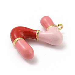 Brass Enamel Pendants&nbsp;X-KK-E093-03G-Z