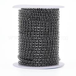 304 Stainless Steel Rhinestone Strass Chains&nbsp;STAS-T055-19P-A