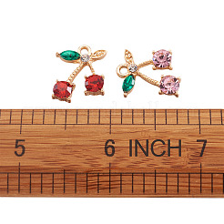 Alloy Rhinestone Pendants&nbsp;ALRI-TA0001-03G