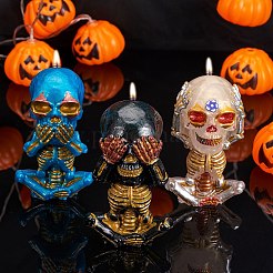 Halloween Theme DIY Candle Silicone Statue Molds&nbsp;DIY-SZ0007-13