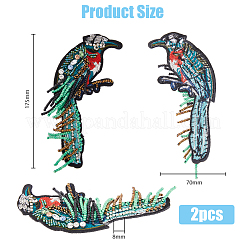 Bird Non-Woven Fabric Costume Accessories&nbsp;DIY-WH0409-52A