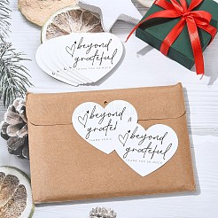 20Pcs Coated Paper Thank You Greeting Card&nbsp;DIY-YW0012-24A