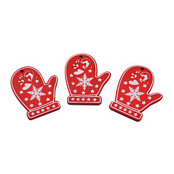 Christmas Spray Painted Wood Big Pendants&nbsp;WOOD-N005-102A