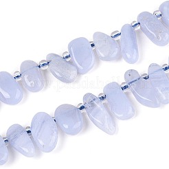 Natural Blue Lace Agate Beads Strands&nbsp;G-Z091-A37