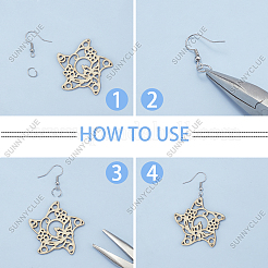 DIY Dangle Earring Making Kits&nbsp;DIY-SC0001-73P