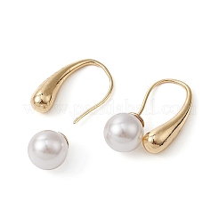 2Pcs Brass Teardrop Dangle Earrings&nbsp;DIY-YW0007-30