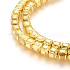 Electroplated Non-magnetic Synthetic Hematite Beads Strands&nbsp;G-P423-13B-G