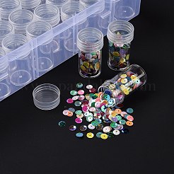 60Pcs Plastic Column Bead Storage Containers&nbsp;CON-C017-01