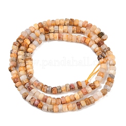 Natural Crazy Agate Beads Strands&nbsp;G-G345-C04-2x4mm