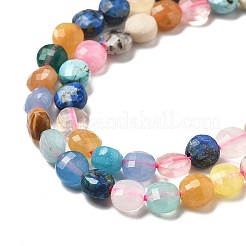 Natural & Synthetic Mixed Gemstone Beads Strands&nbsp;G-C179-A6mm-13