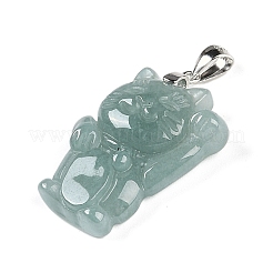 Natural Jadeite Carved Pendants&nbsp;G-F768-03