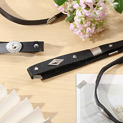 4Pcs 4 Styles Imitation Leather Hat Bands&nbsp;DIY-CA0008-02