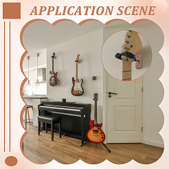 4Pcs Wood with Iron Wall Mounted Guitar Hanger&nbsp;ODIS-AR0001-17
