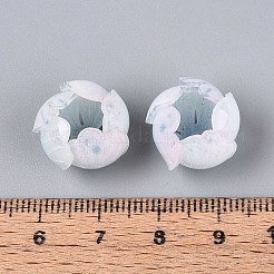 Flower Acrylic Bead Caps&nbsp;SACR-T017-49E