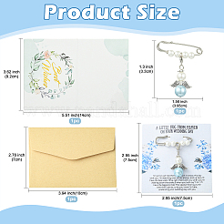 1Pc Angel Polyester & Plastic Alloy Brooch&nbsp;JEWB-FS0001-10