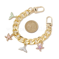 Ocean Theme Alloy Bag Chains Strap&nbsp;AJEW-BA00134