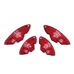 Christmas Theme Epoxy Resin Pendants&nbsp;X1-RESI-TAC0021-99A