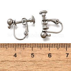 316 Stainless Steel Clip-on Earring Findings&nbsp;X-EJEW-R019-01P