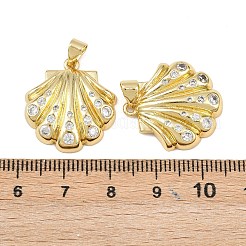Brass Cubic Zirconia Pendants&nbsp;KK-L251-47G
