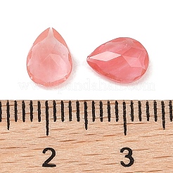 Cherry Quartz Glass Cabochons&nbsp;G-C146-01F