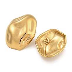 304 Stainless Steel Oval Stud Earrings for Women&nbsp;EJEW-U022-04G
