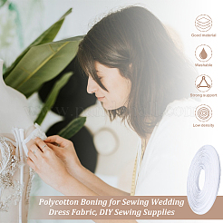 Polycotton Boning&nbsp;DIY-WH0504-16A