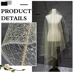 Glitter Polyester Mesh Fabric&nbsp;DIY-WH0661-46A