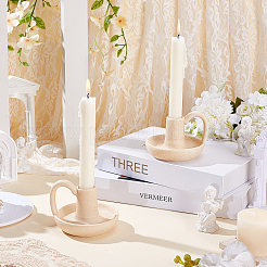 Porcelain Candle Holders&nbsp;DJEW-OC0003-95B