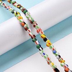 Opaque Handmade Lampwork Beads Strands&nbsp;X-LAMP-H061-04