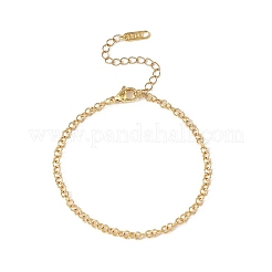 Brass Rolo Chains Bracelets for Women&nbsp;BJEW-JB12780