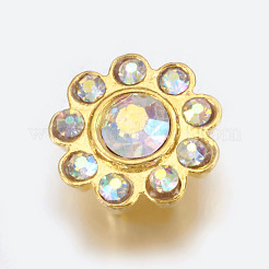 Alloy Multi-Strand Rhinestone Links&nbsp;ALRI-H213-28G