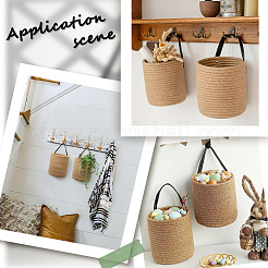 Woven Cotton Storage Baskets&nbsp;AJEW-WH20054-010B