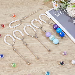 6Pcs Glass Pearl Cup Handle Charms&nbsp;HJEW-AR00024
