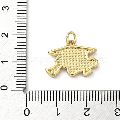 Brass Enamel Pendants&nbsp;KK-A273-09G