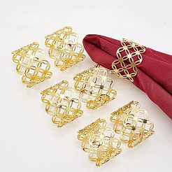 Iron Hollow Napkin Rings&nbsp;AJEW-WH0258-031