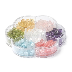 84G 7 Styles Natural & Synthetic Mixed Gemstone Beads Set&nbsp;G-FS0005-60