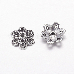 Tibetan Style Alloy Bead Caps&nbsp;LF8947Y