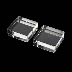 Square Transparent Acrylic Jewelry Display Pedestals&nbsp;ODIS-XCP0001-37