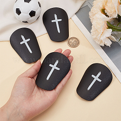 2 Pairs Plastic Shin Guard&nbsp;AJEW-CN0007-05A