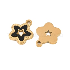 304 Stainless Steel Enamel Pendants&nbsp;STAS-Z190-08G-02