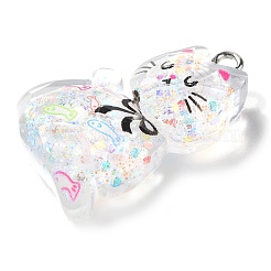 Transparent Resin Pendants&nbsp;RESI-Q019-01A