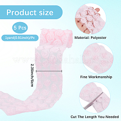 Polyester Hair Decoration&nbsp;AJEW-WH20048-09C