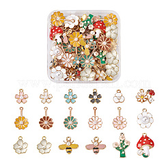 68pcs Alloy Enamel Pendants&nbsp;FIND-CD0001-22