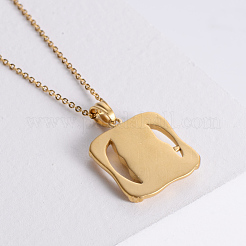 Vintage European Religious Jesus Stainless Steel Pendant Necklaces&nbsp;ZM4665